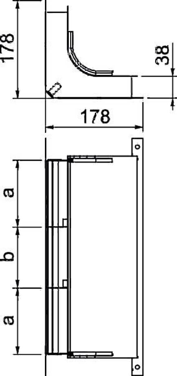 OBO Bettermann Vertikalkrümmer KV3 35038-2