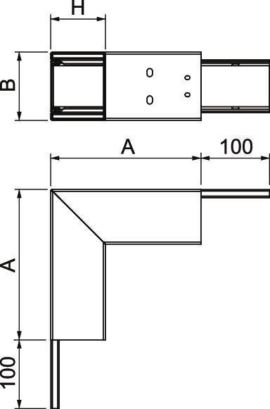OBO Bettermann Außeneck PLM EC 0810 RW