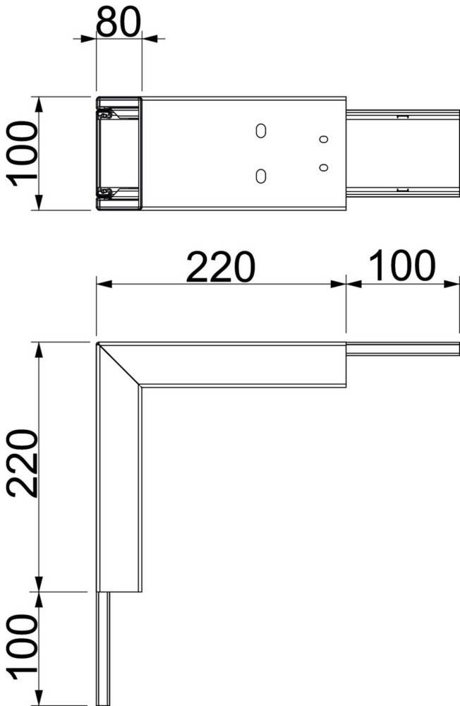 OBO Bettermann Außeneck PLM EC 0810 RW