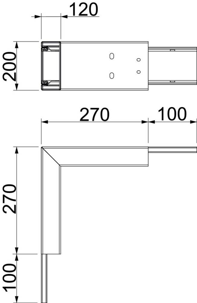 OBO Bettermann Außeneck PLM EC 1220 RW