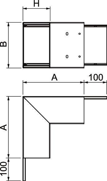 OBO Bettermann Außeneck PLM EC 1220 FS