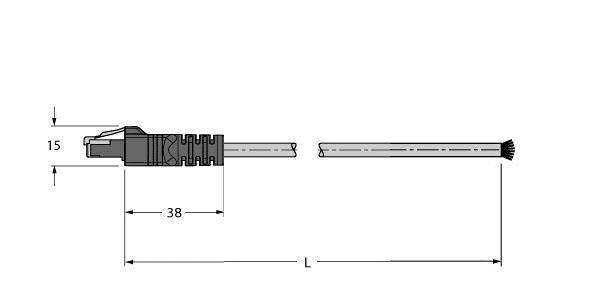Turck Leitung für Industrial RJ45S 841-10M