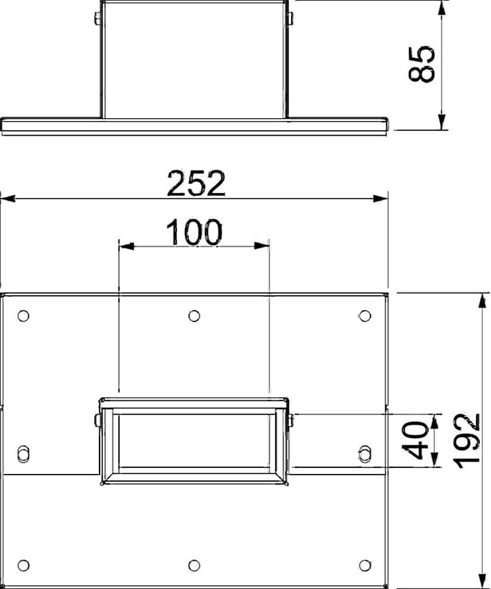 OBO Bettermann Wandanschlusskragen PLM WC 0410 FS