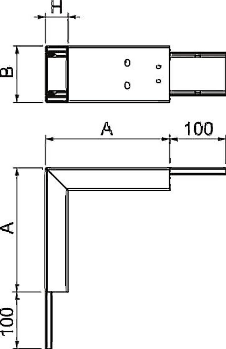 OBO Bettermann Außeneck PLM EC 0410 FS