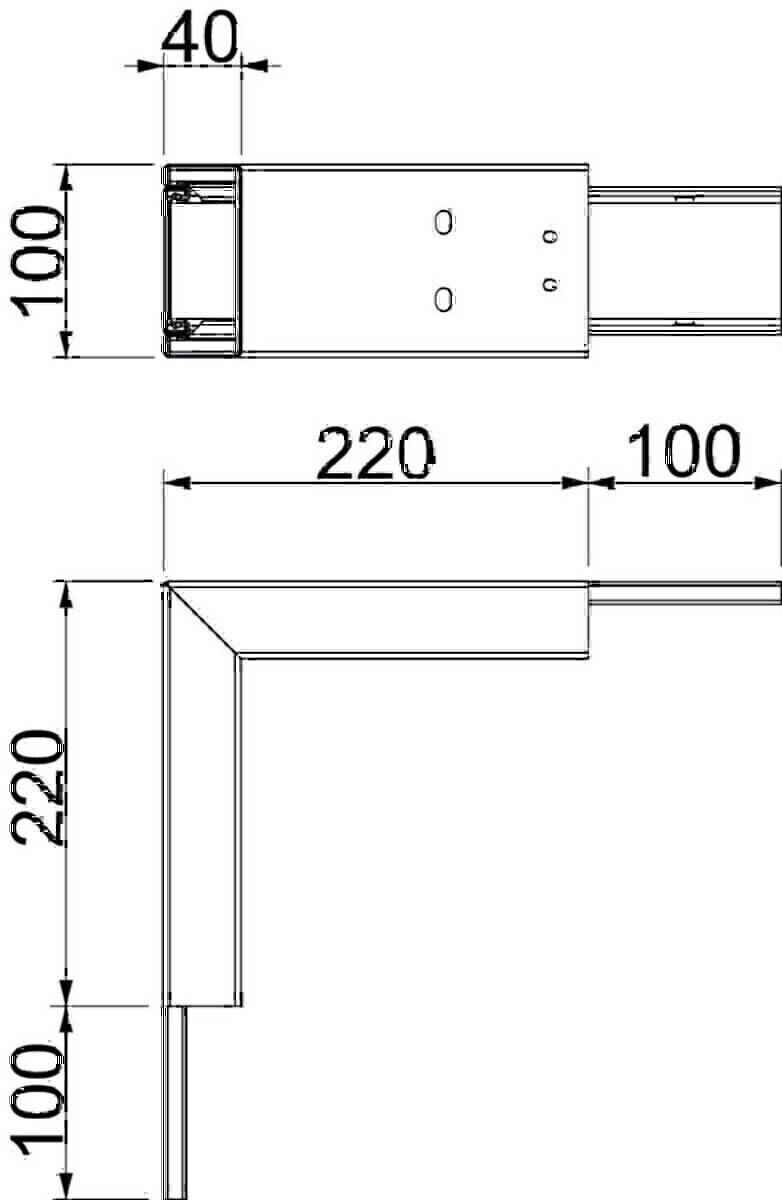 OBO Bettermann Außeneck PLM EC 0410 FS