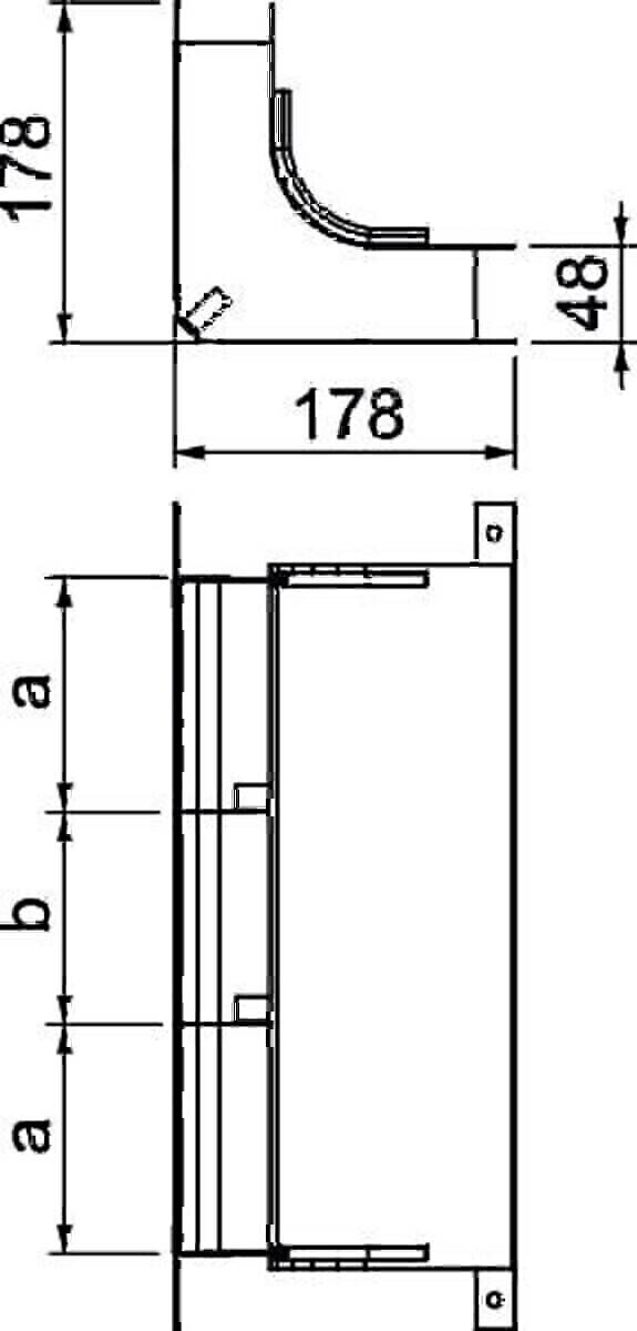 OBO Bettermann Vertikalkrümmer KV3 35048-2