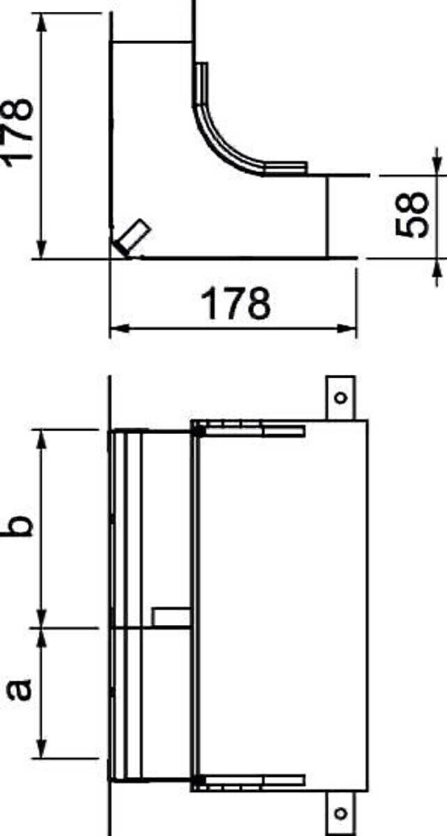 OBO Bettermann Vertikalkrümmer KV2 25058-2