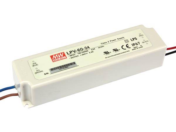 SCHALTNETZTEIL - 1 AUSGANG - 60 W - 24 V