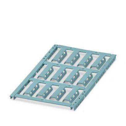 Ein Metallgestell zur Organisation oder Lagerung mehrerer Gegenstände mit einer gitterartigen Struktur und mehreren rechteckigen Fächern.
