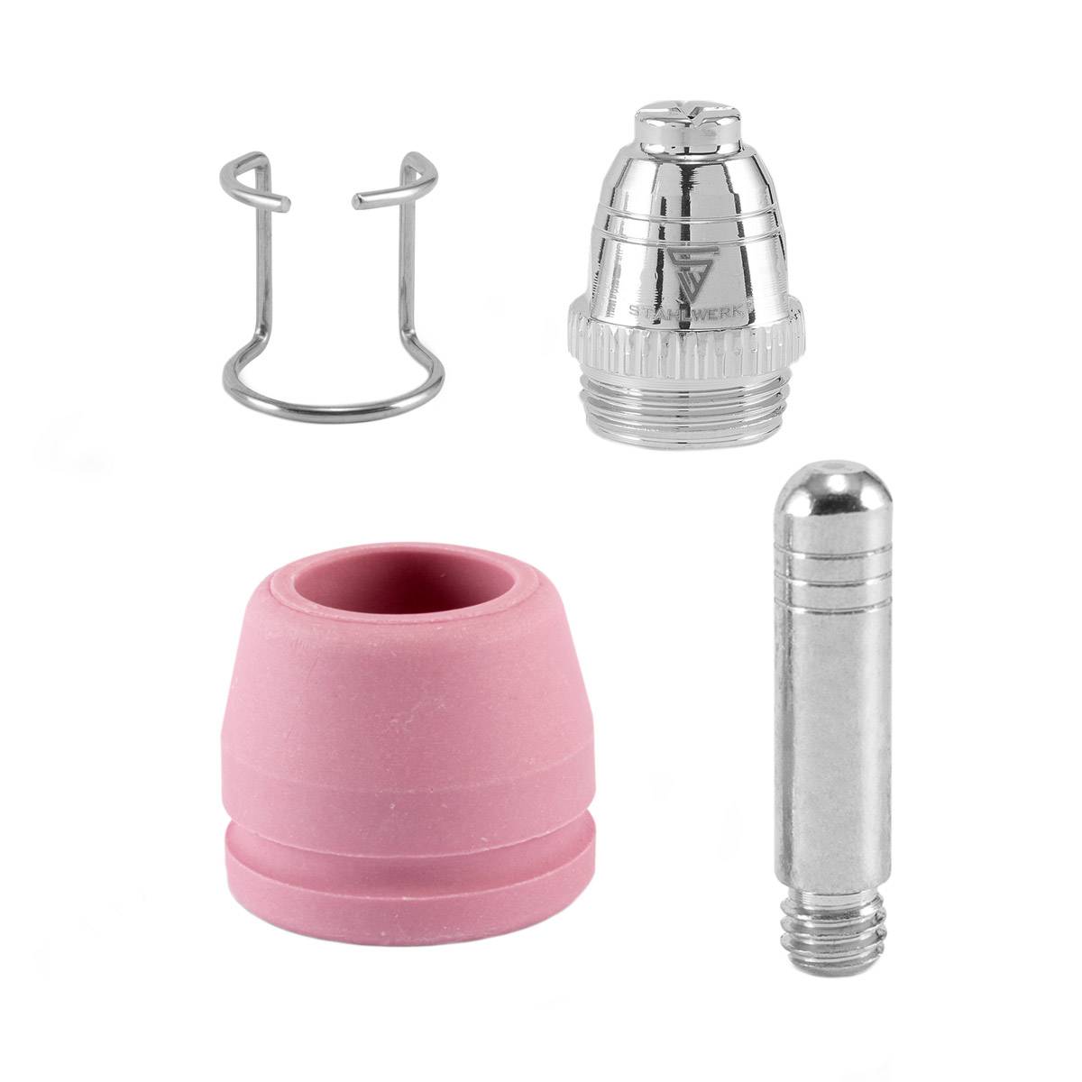 STAHLWERK Verschleißteile Plasmabrenner P60 Plasmaschneider Pilotzündung 60 tlg.