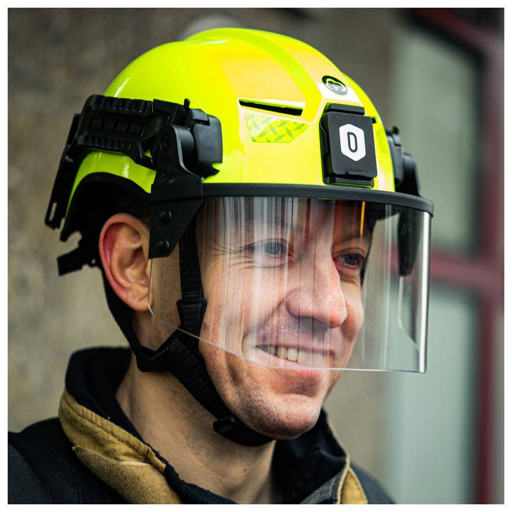 Busch Protective Schutzhelm ATR-1, Leuchtgelb nachleuchtend, Größe H3