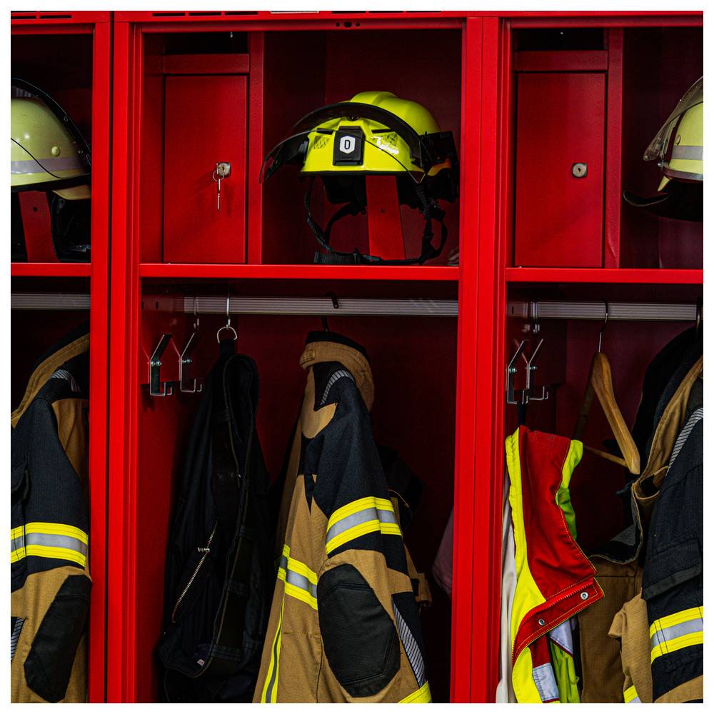 Busch Protective Schutzhelm ATR-1, Leuchtgelb nachleuchtend, Größe H2