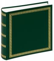 Grünes Hardcover-Buch mit goldenem Zierrahmen und Rückengoldprägung, geschlossen auf weißem Hintergrund dargestellt.