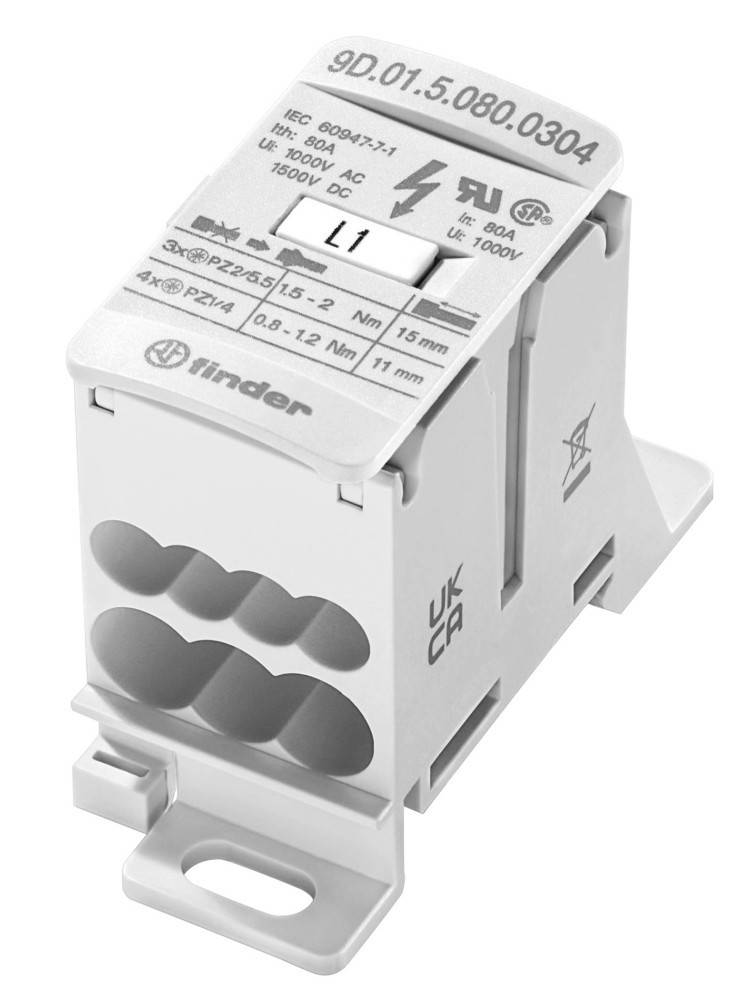 Finder Energie-Verteilerblock 9D.01.5.080.0304