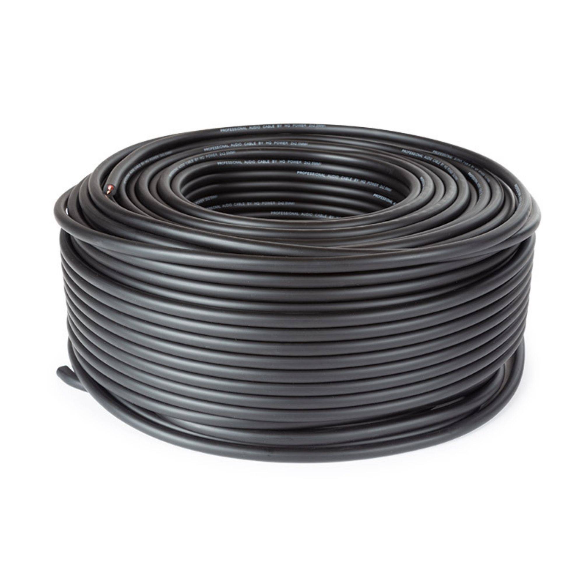 LAUTSPRECHERKABEL - SCHWARZ - 2 x 2.50 mm² - 100 m