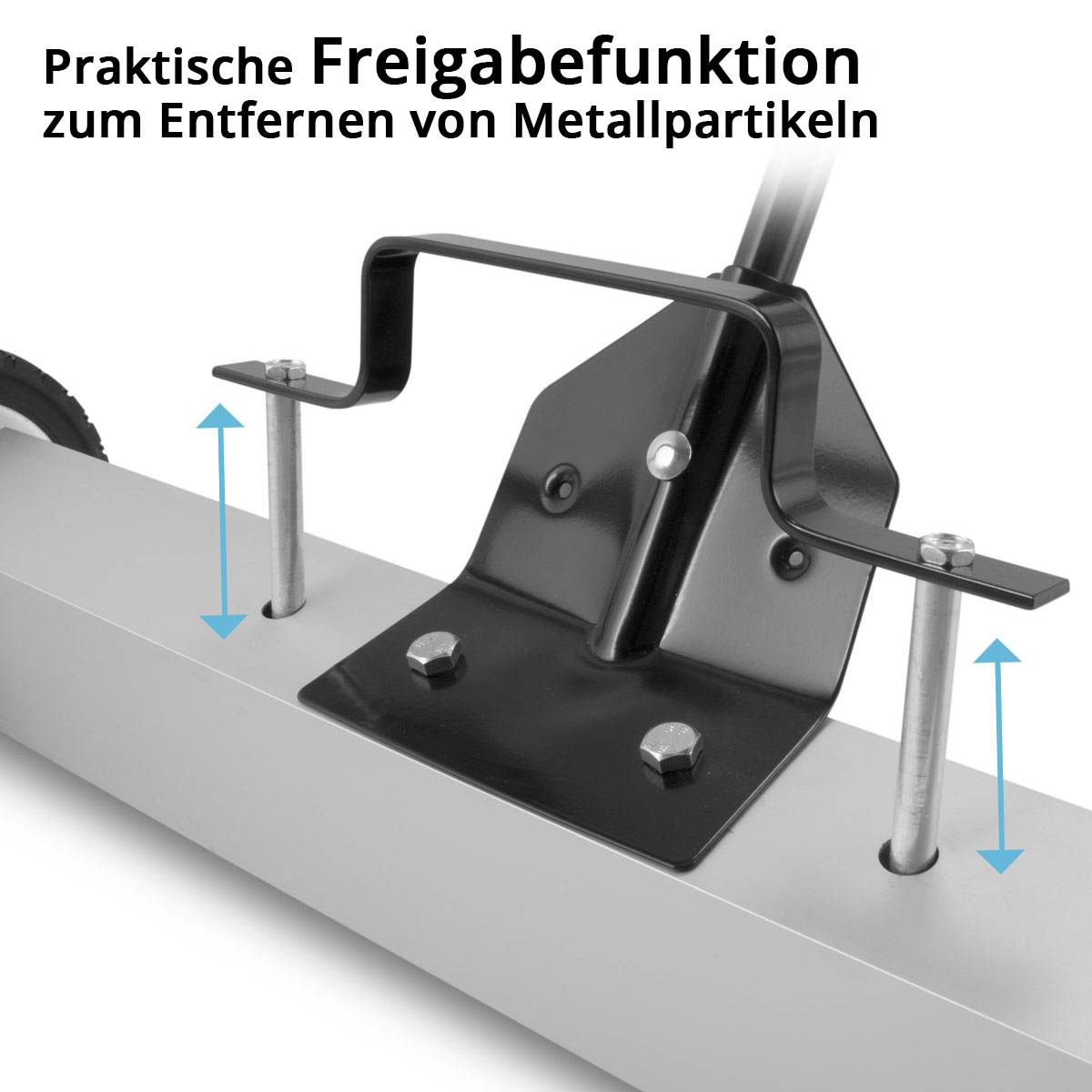 STAHLWERK Magnet-Bodenkehrer MBK-36 ST mit 914 mm Breite 22,5kg Fassungsvermögen
