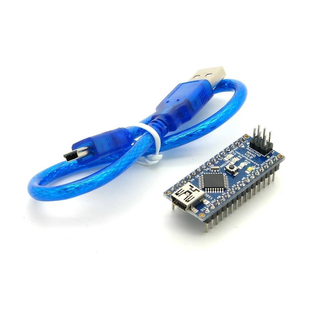 10 x kompatibler Arduino Nano mit Atmel Mega 328P Prozessor & FTDI FT232RL USB-Chipsatz inkl. Kabel