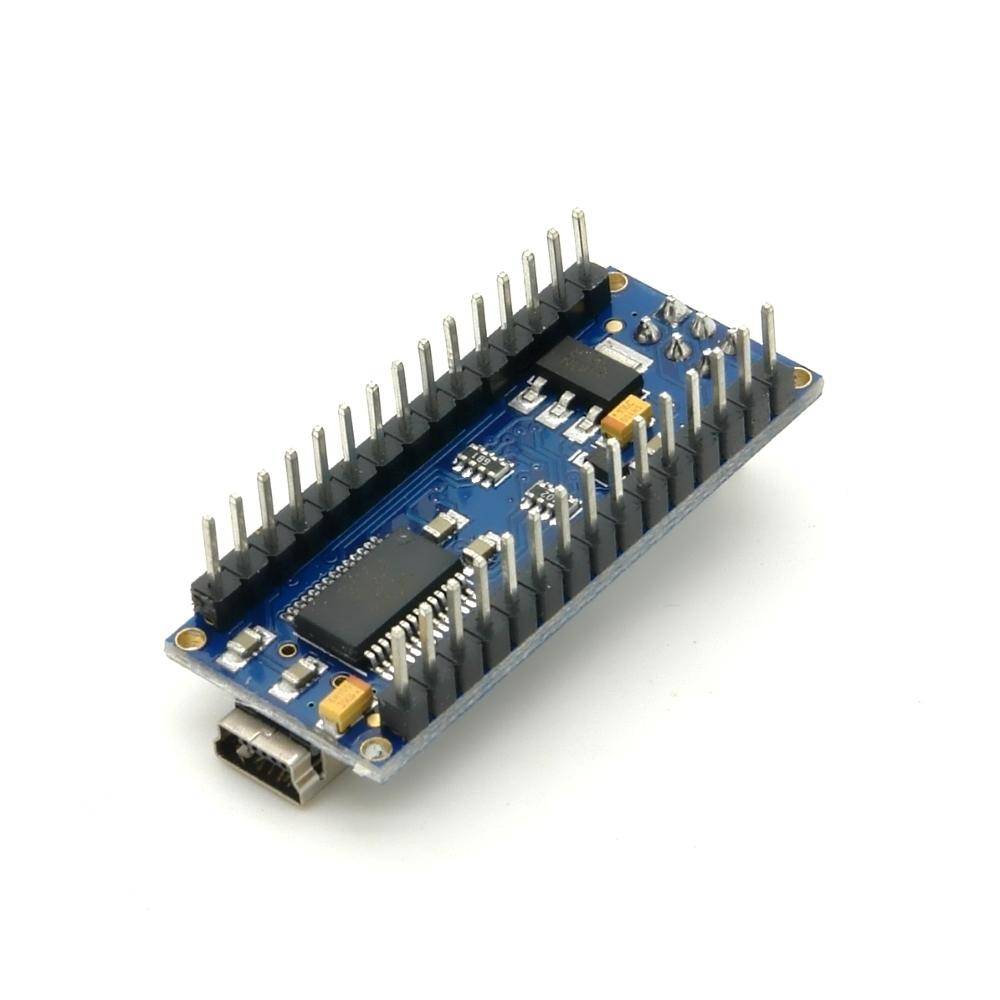 Arduino Nano kompatibler Mikrocontroller, 12 digitale I/O, 8 analoge I/O, 6 PWM-Pins, 5-12V