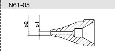 Entlötdüse Ø 1.0 mm Typ S