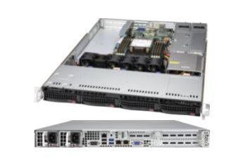 Supermicro Gehäuse SuperChassis 1U CSE-815TQC4-R504WB3 Black