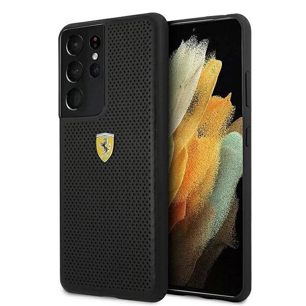 Ferrari FESPEHCS21LBK S21 Ultra G996 schwarz/schwarz Hardcase On Track Perforated