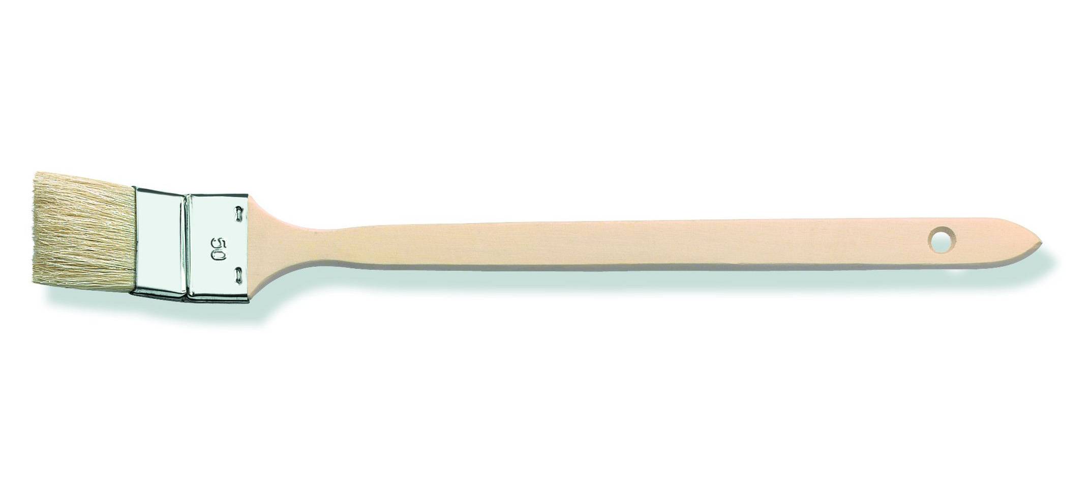 Ein hell gefärbter Nagelpuffer mit abgerundeten Kanten, verwendet zum Formen und Glätten von Nägeln.