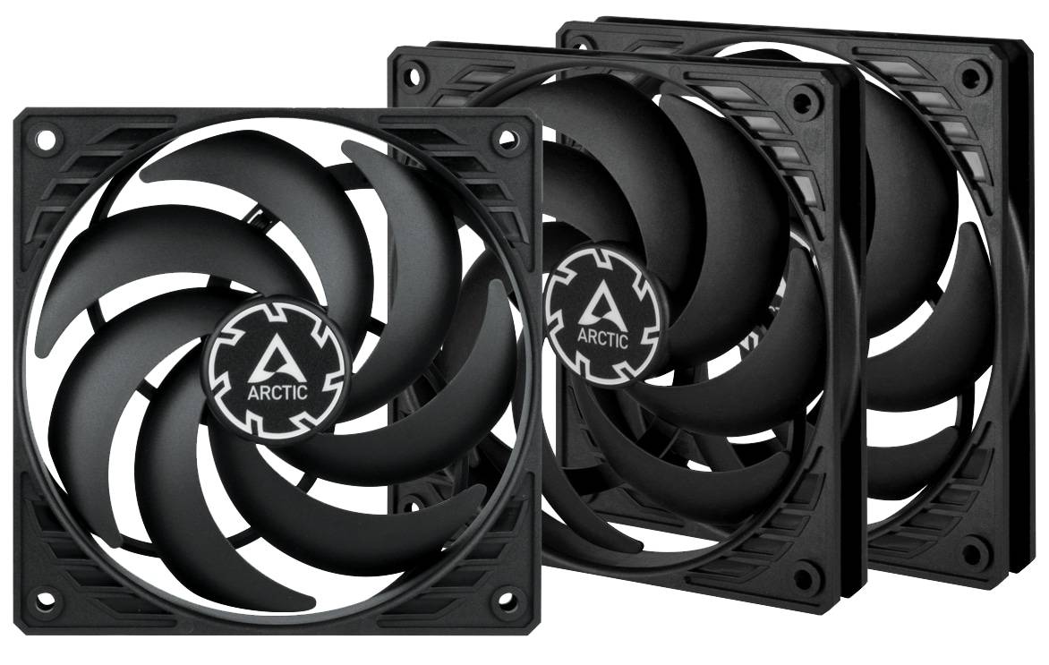 ARCTIC Lüfter P12 Slim PWM PST 3er Pack
