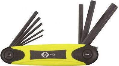 C.K Winkelschraubendreher-Set Schlüsselweite (Metrisch): 1.5 mm, 2 mm, 2.5 mm, 3 mm, 4 mm, 5 mm, 6 mm, 8 mm (T4406)