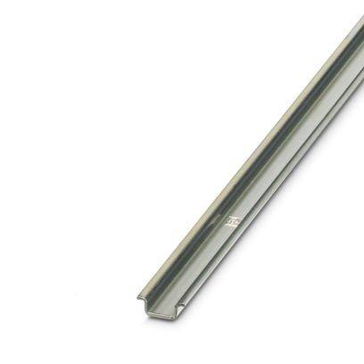 Eine Metall-T-Schiene, üblicherweise in der Holzbearbeitung verwendet, in einer schrägen Ansicht dargestellt.