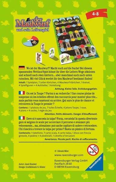 Ravensburger - Der Maulwurf und sein Leiterspiel