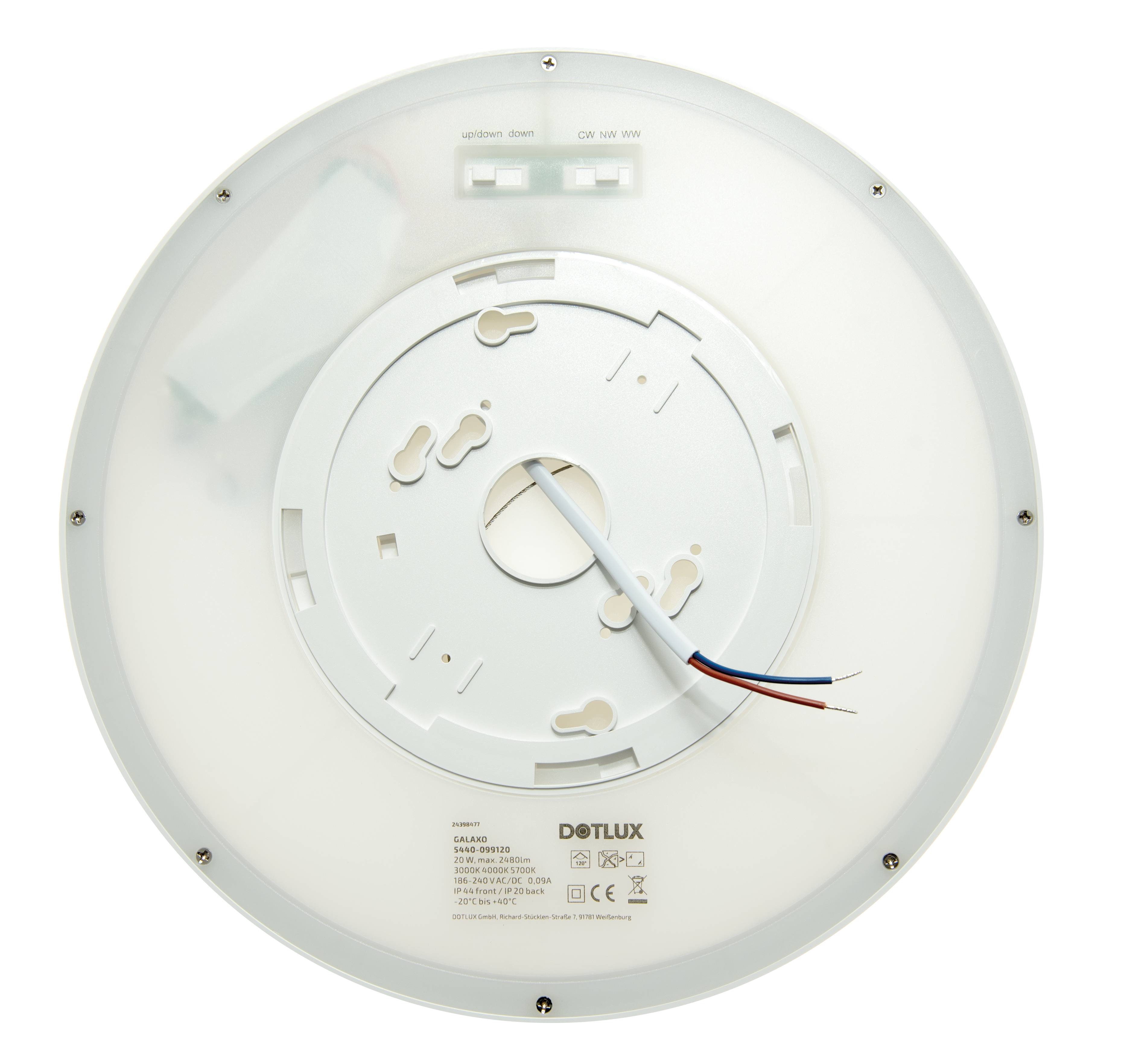 DOTLUX LED-Leuchte GALAXO Ø600 38W COLORselect und Backlight