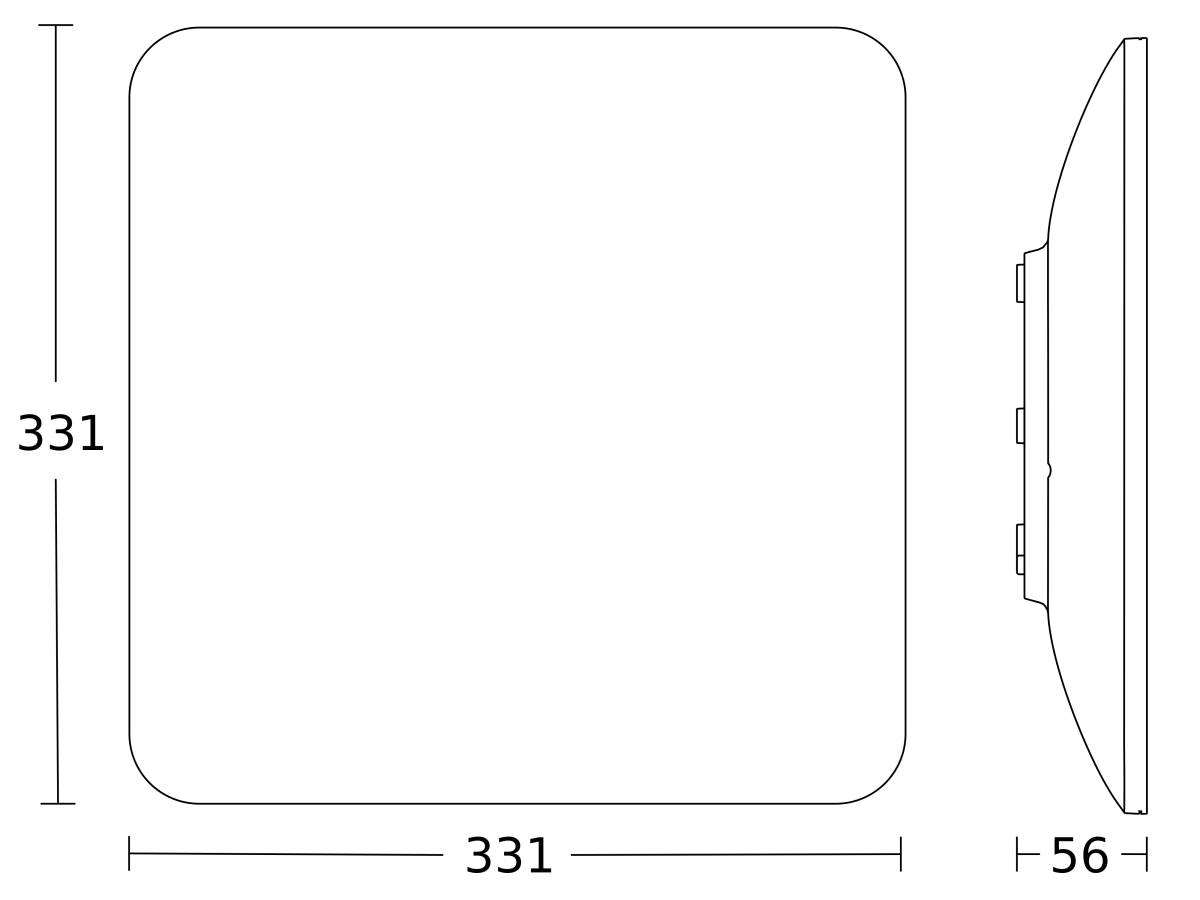 Steinel Sensor-LED-Innenleuchte RS PRO S30Q SC 3000K