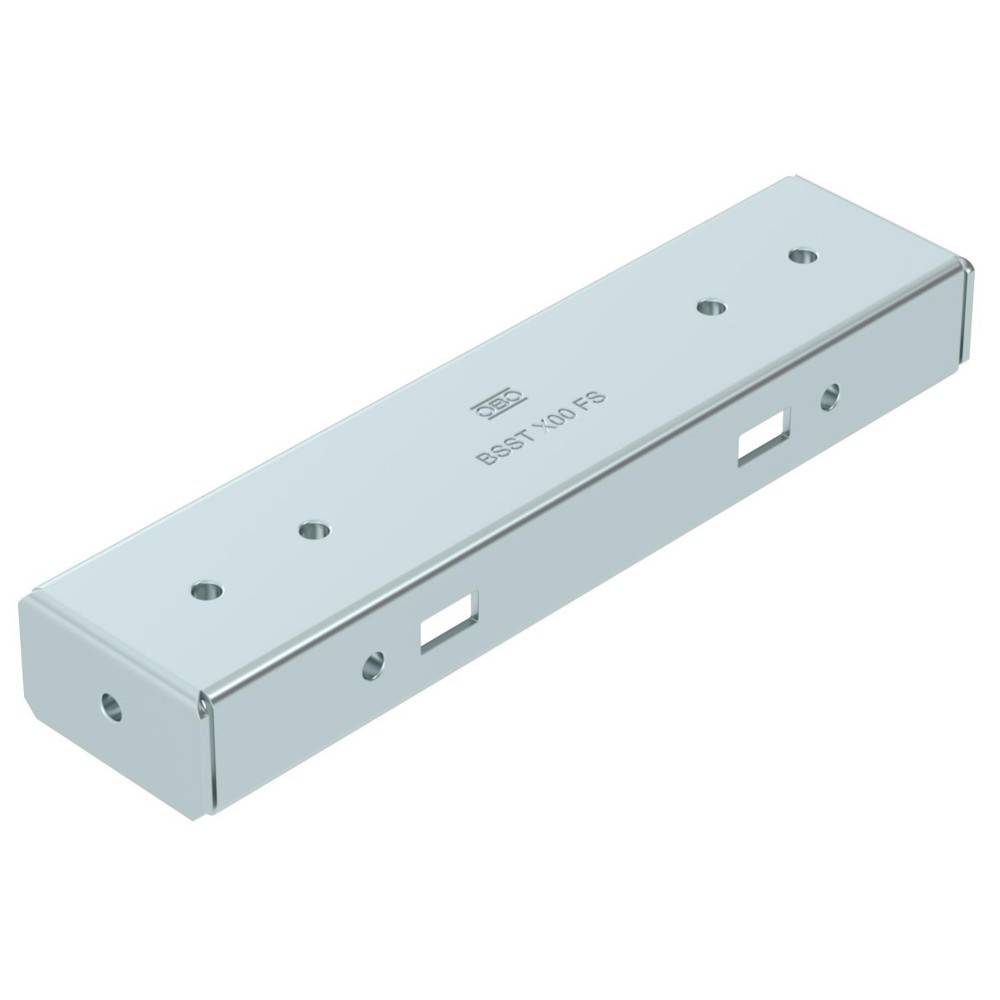 Metallhalterung mit der Beschriftung 