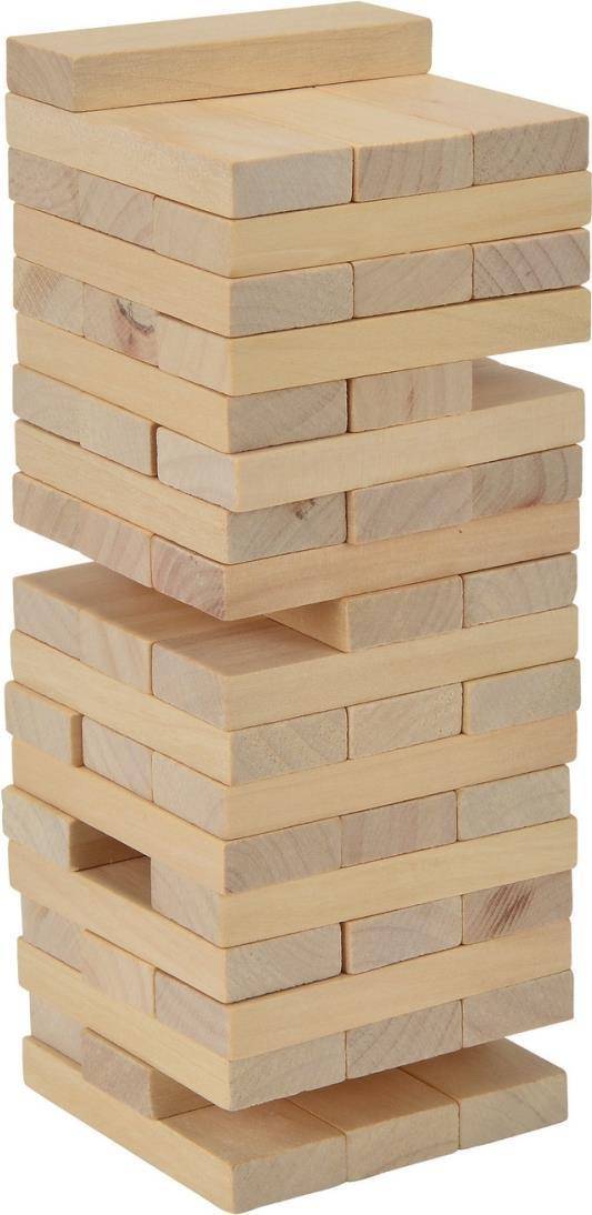 Eichhorn Wooden Tumbling Tower Brettspiel Feinmotorik (Geschicklichkeit) (100002466)