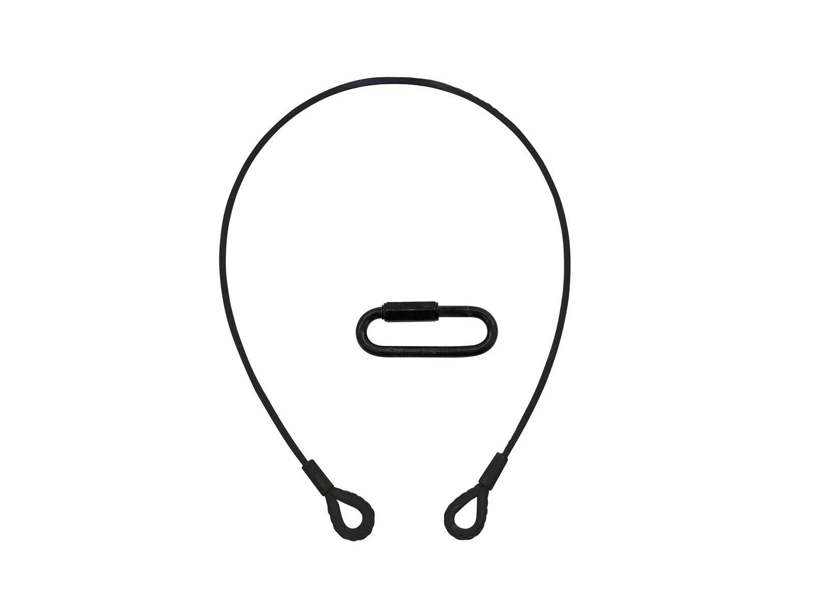 EUROLITE Sicherungsseil B 6x1000mm bis 35kg sw