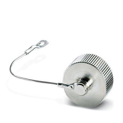 Ein silbernes Sicherheitskabelsiegel mit Metalldraht und Schlaufe, entwickelt für die manipulationssichere Versiegelung von Versandbehältern oder Ausrüstungen.
