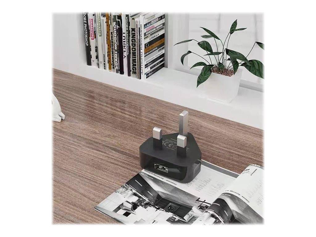 MicroBattery CoreParts - Netzteil - 12 Watt - 2.4 A (USB 2.0A) - Schwarz