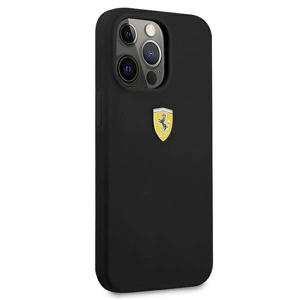 Ferrari FESIHCP13LBK iPhone 13 Pro / 6.1″ schwarz/schwarz Hardcase Silikon