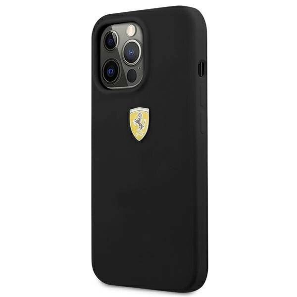 Ferrari FESIHCP13LBK iPhone 13 Pro / 6.1″ schwarz/schwarz Hardcase Silikon
