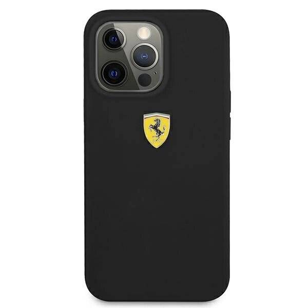 Ferrari FESIHCP13LBK iPhone 13 Pro / 6.1″ schwarz/schwarz Hardcase Silikon