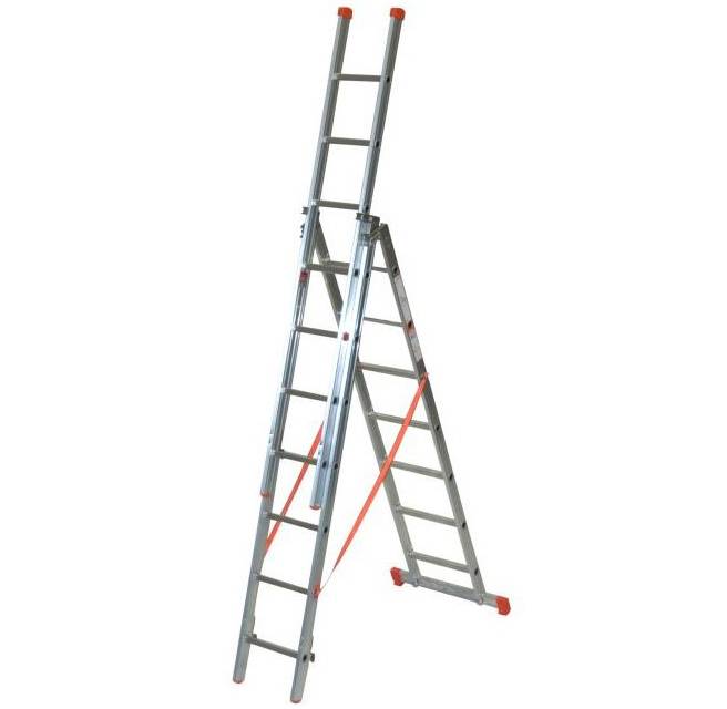 Facal Mehrzweckleiter 3-teilig GENIA S300 3x7 Sprossen