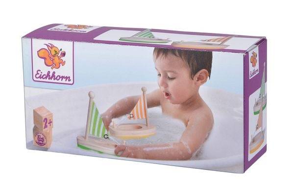 Eichhorn 100002650 - Holz Segelboote 2 Stück