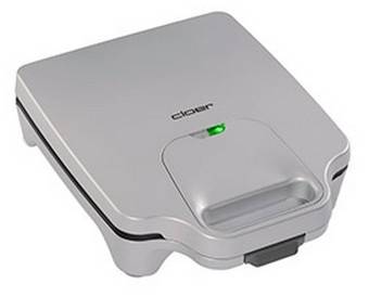 Cloer 6269 - Sandwichmaker - 1.8 kW - Weiß lackiert