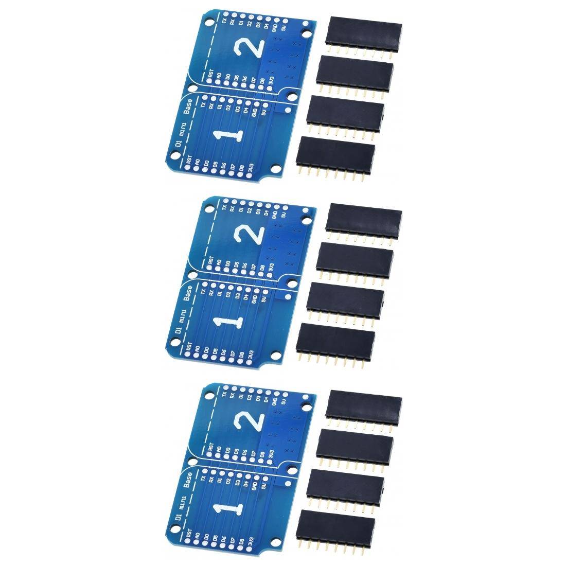 3 x Dual Base für D1 Mini