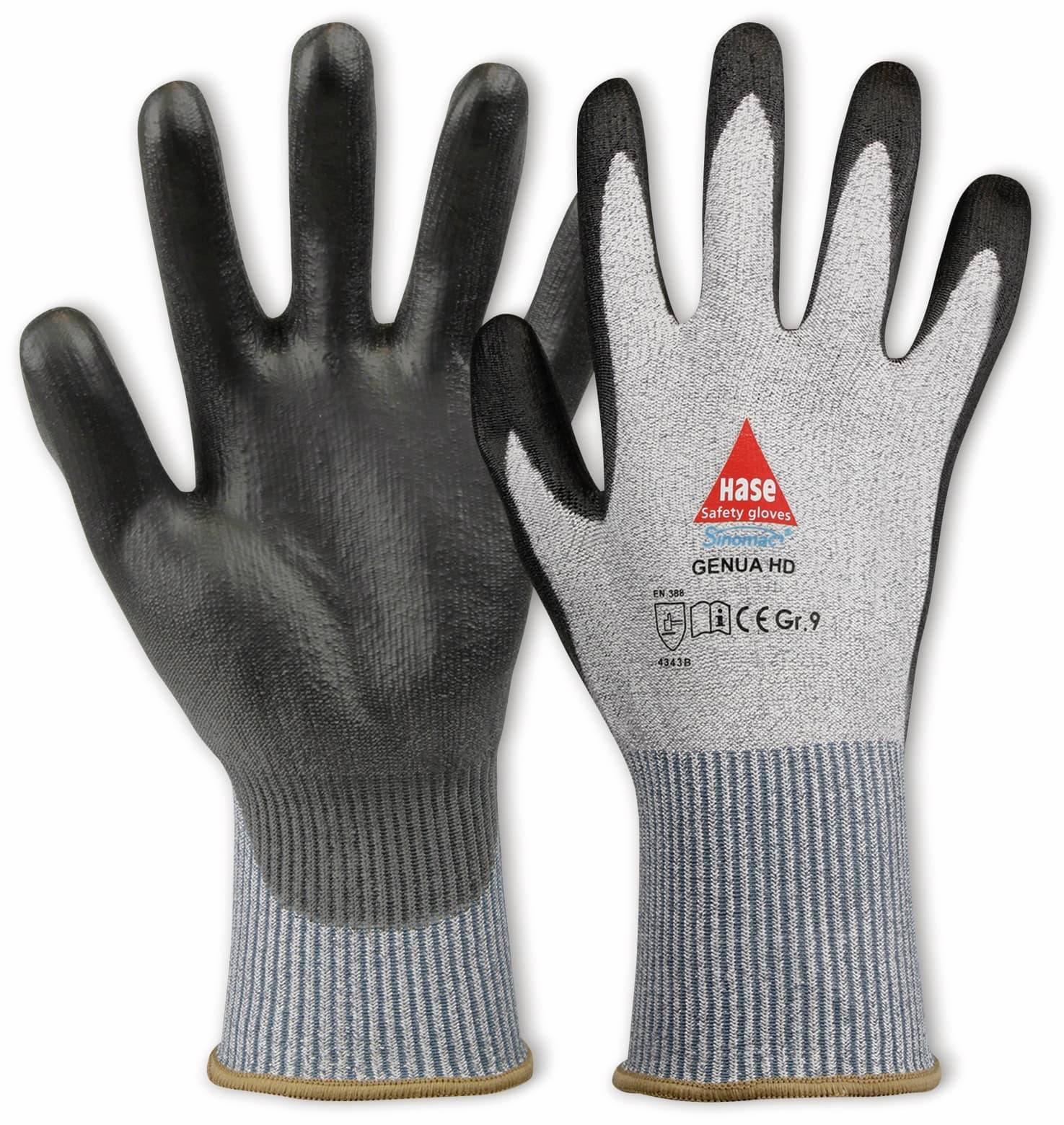 HASE SAFETY GLOVES Schnittschutz-Arbeitshandschuhe Genua HD, Größe 6