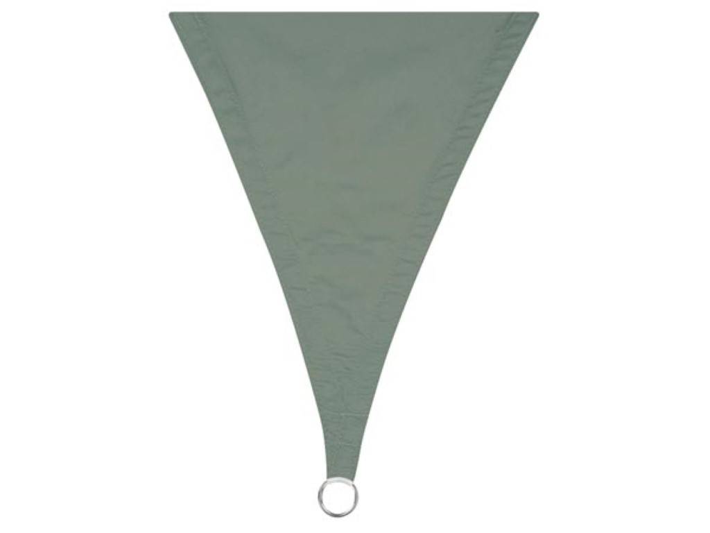 Perel Sonnensegel, wasserabweisend, 2 x 3 m, 160 g/m², Polyester, Rechteck, Grüngrau
