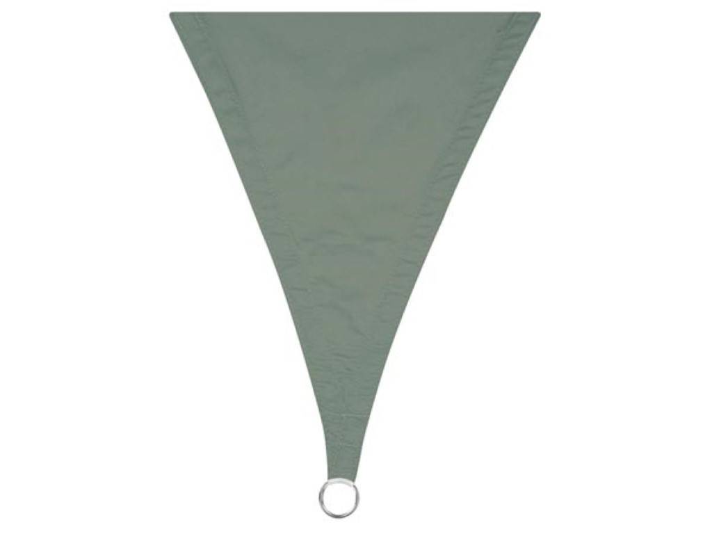 Perel Sonnensegel, wasserabweisend, 2 x 3 m, 160 g/m², Polyester, Rechteck, Grüngrau