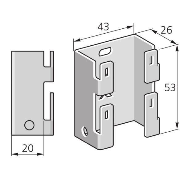 12 Stk. Pflitsch Wandkonsole GK WKM X10 S