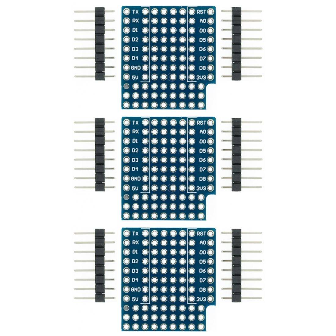 3 x Prototyping Shield für D1 Mini