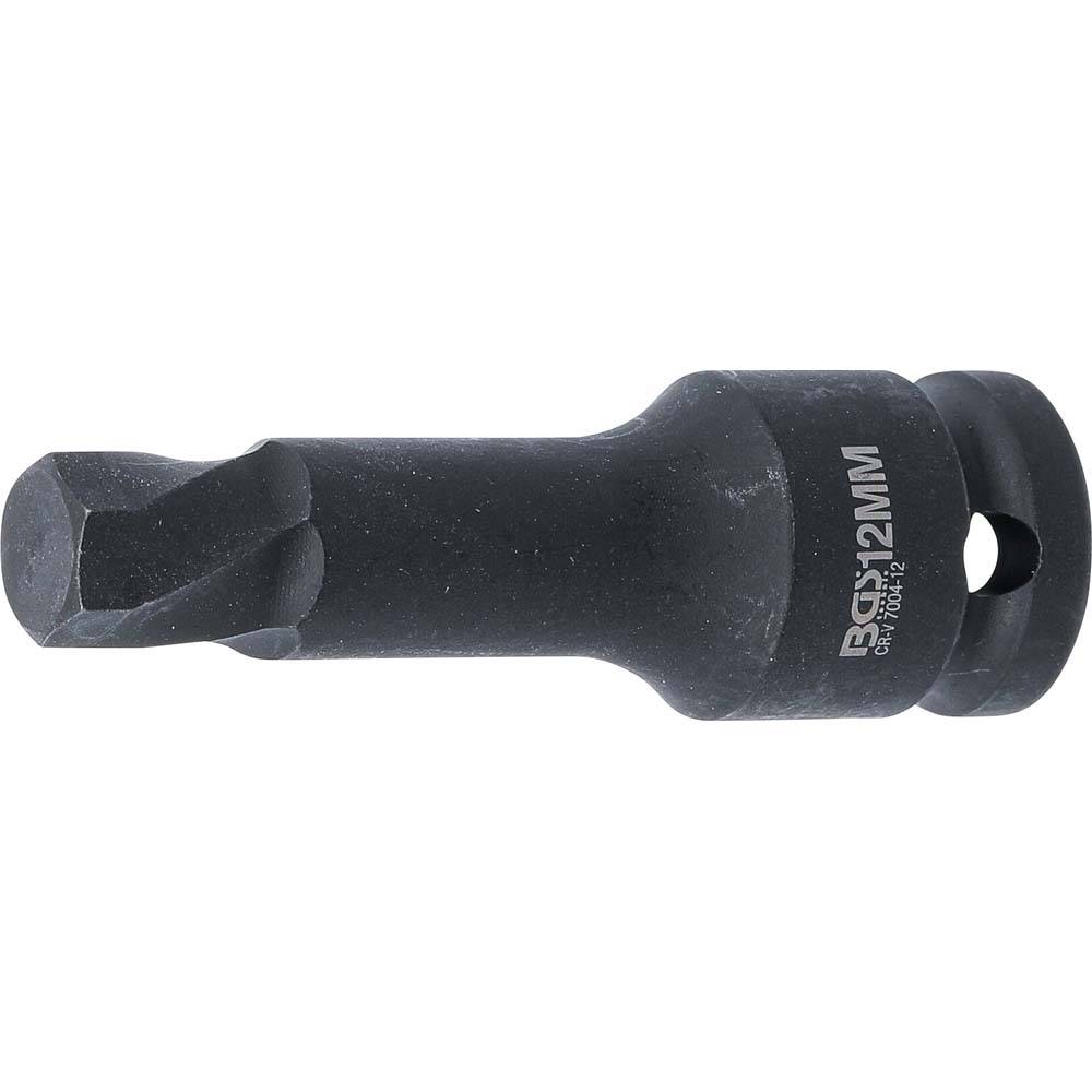 Schraubenausdreher - für defekten Innensechskant - 12 mm - Antrieb Innenvierkant 12,5 mm